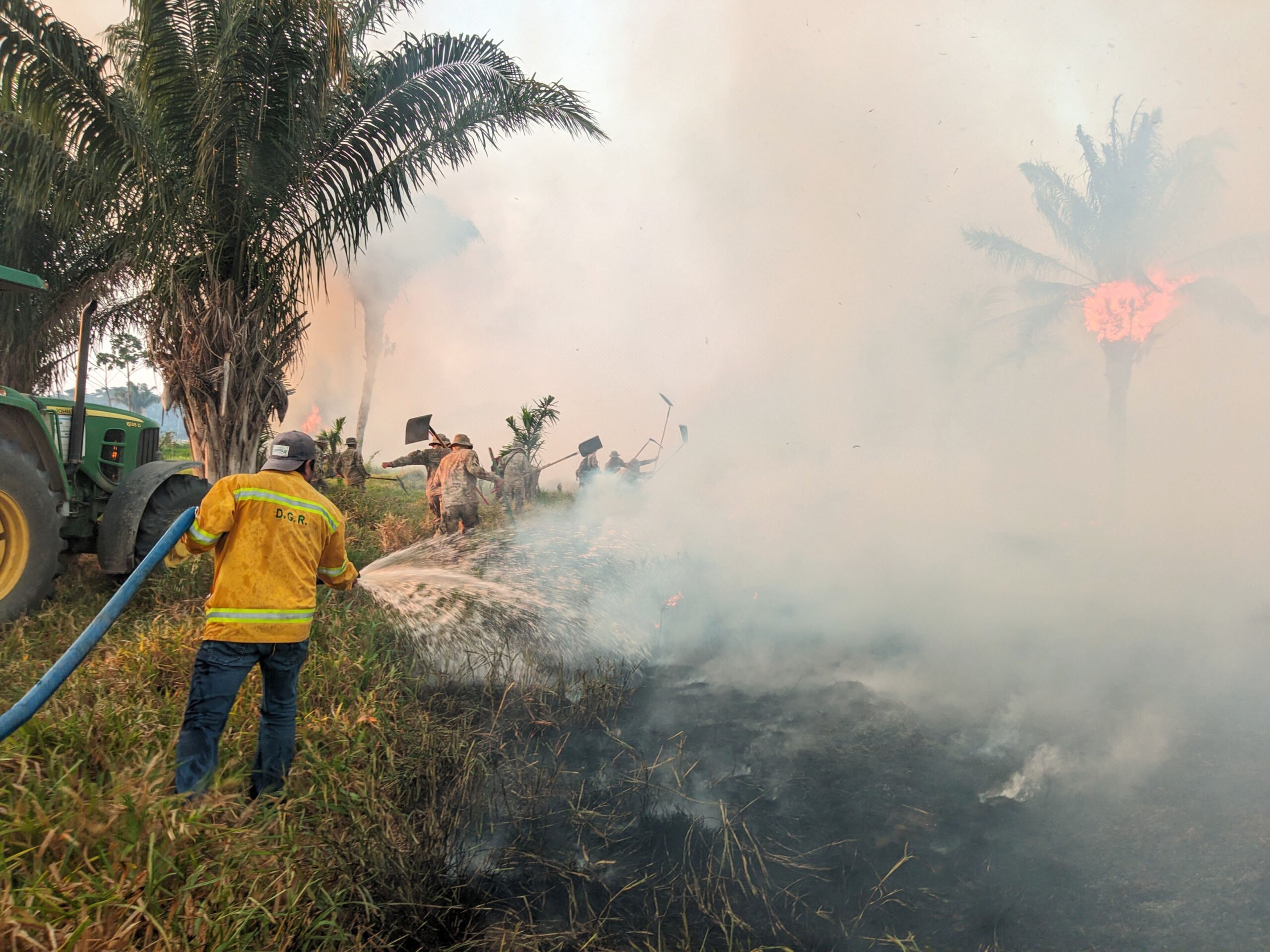 Incendios afectan a nacientes de agua y bosque primario de Pilón Lajas