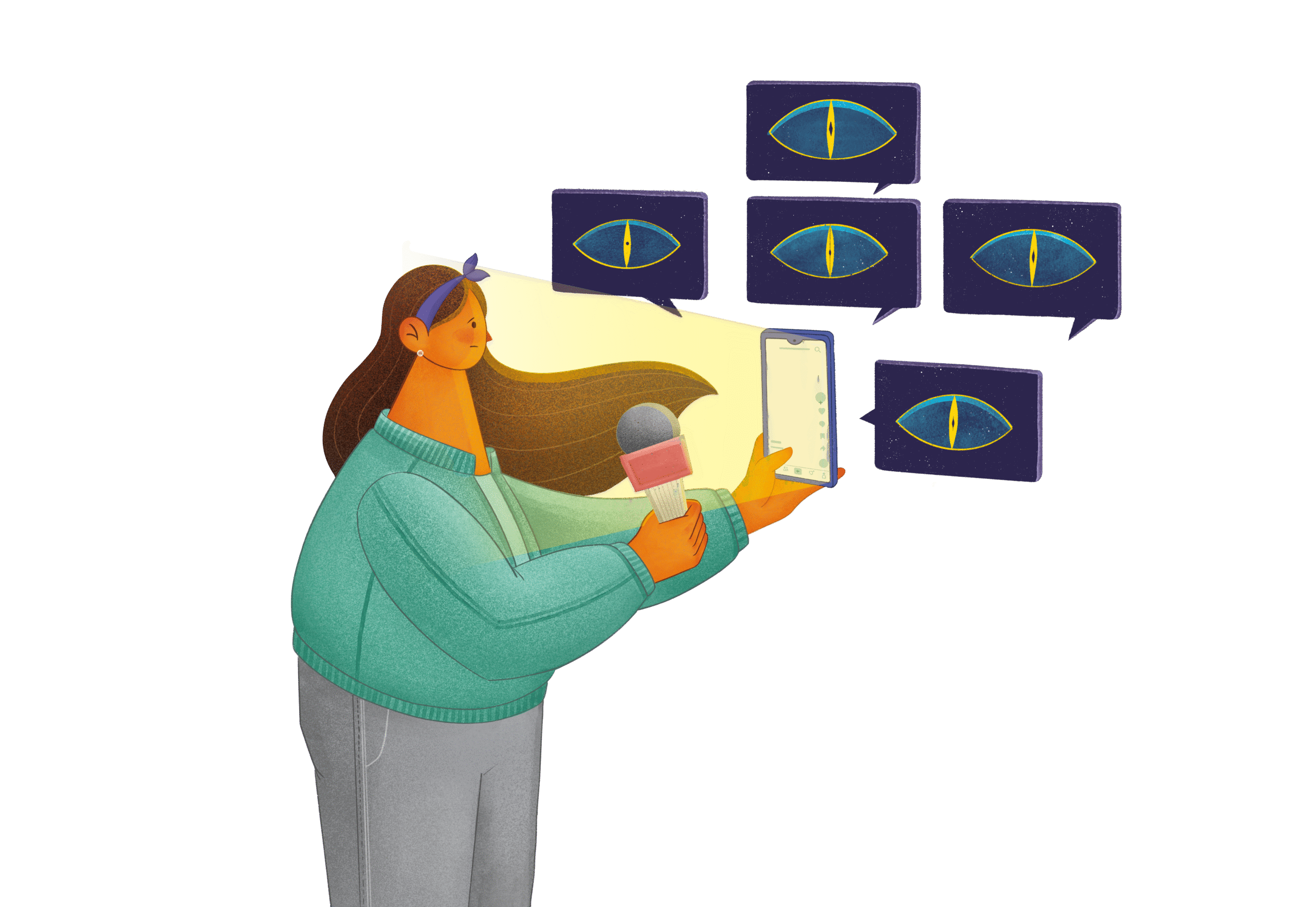 De las redes a la calle: la misma violencia que persigue a las mujeres periodistas